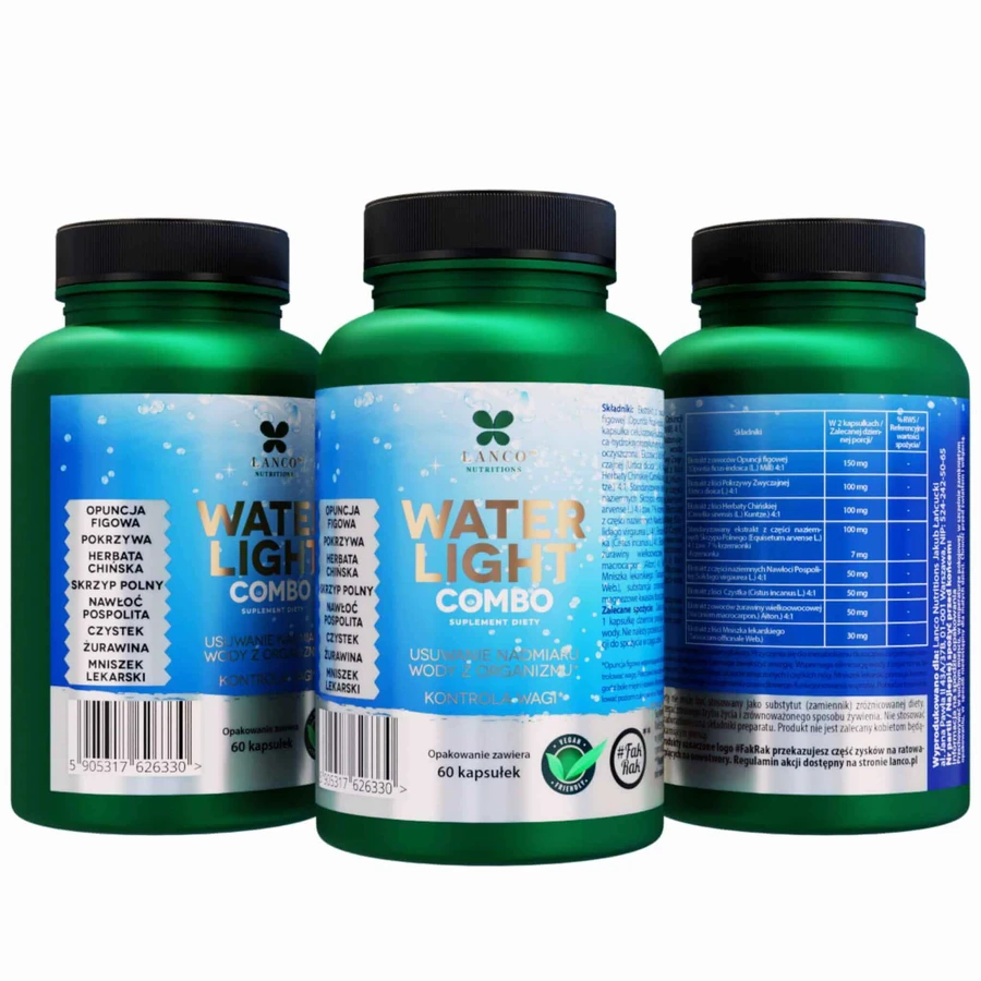 Lanco Nutritions Water Light Combo, 60 капсул: ціни та характеристики