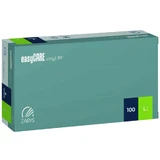 EasyCare Vinyl PF, виниловые перчатки, нестерильные, неопудренные, прозрачные, размер L, 100 штук