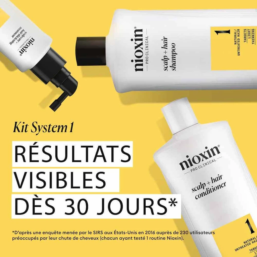 Nioxin System 1 Натуральний кондиціонер для волосся та при помірному випаданні волосся 1л: ціни та характеристики