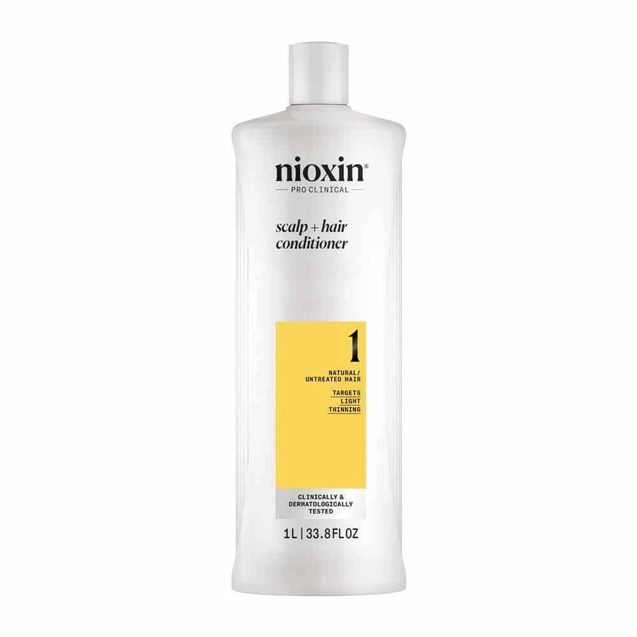 Nioxin System 1 Натуральний кондиціонер для волосся та при помірному випаданні волосся 1л: ціни та характеристики