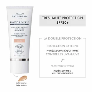Institut Esthederm Photo Reverse Lightening Protective Treatment SP50+ Светло-бежевый 50 мл