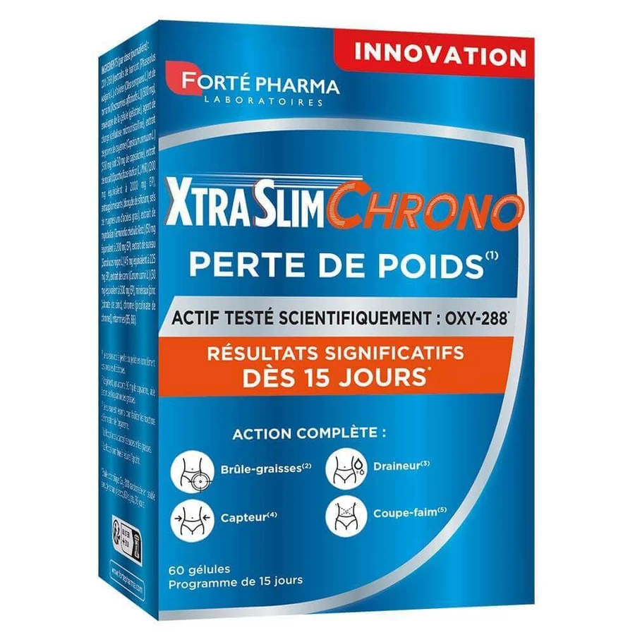 Forté Pharma XtraSlim Chrono Снижение веса 60 гелей: цены и характеристики