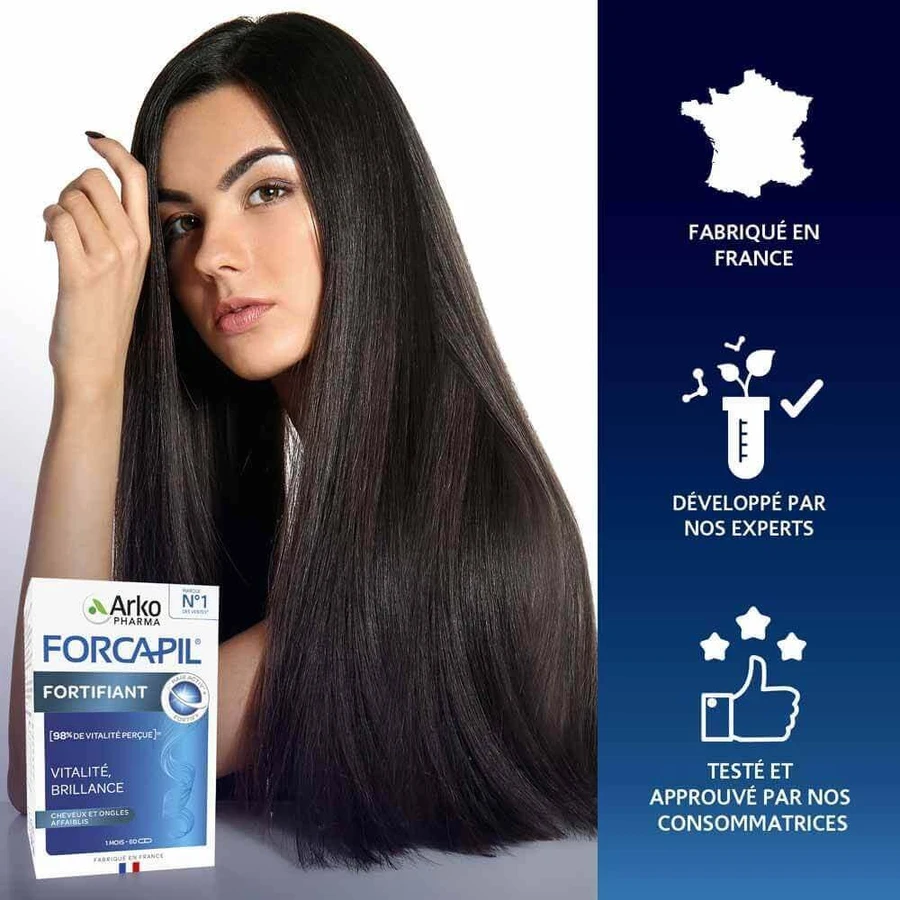Arkopharma Forcapil Укрепление волос и ногтей Cheveux et Ongles Affaiblis 180 капсул + 60 бесплатно: цены и характеристики