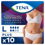 Tena Silhouette Plus White, непомітні поглинаючі труси для жінок, розмір L, 10 штук: ціни та характеристики