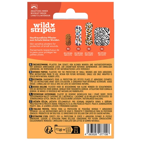 Wild Stripes Classic Sensitive, пластыри, животные, 20 штук: цены и характеристики