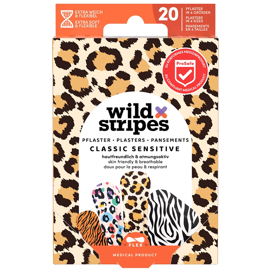 Wild Stripes Classic Sensitive, пластыри, животные, 20 штук: цены и характеристики