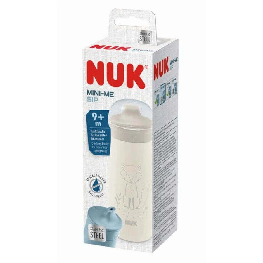 Детская бутылочка Nuk Mini Me Sep из нержавеющей стали с 9 месяцев 300 мл: цены и характеристики