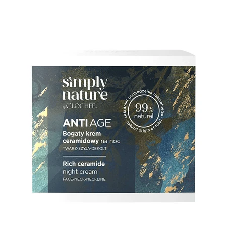 Clochee Simply Nature Anti Age, богатый керамидами ночной крем, 50 мл: цены и характеристики