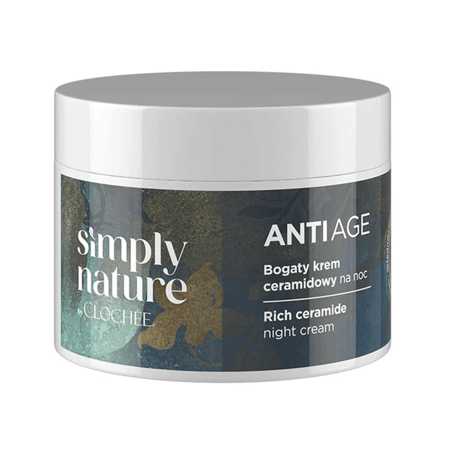 Clochee Simply Nature Anti Age, богатый керамидами ночной крем, 50 мл: цены и характеристики