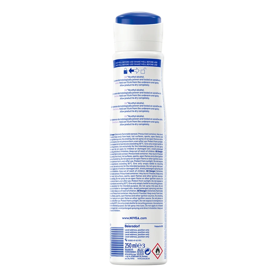 Nivea Derma Control Restore, антиперспирант, спрей, 250 мл: цены и характеристики