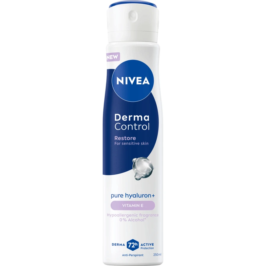 Nivea Derma Control Restore, антиперспирант, спрей, 250 мл: цены и характеристики