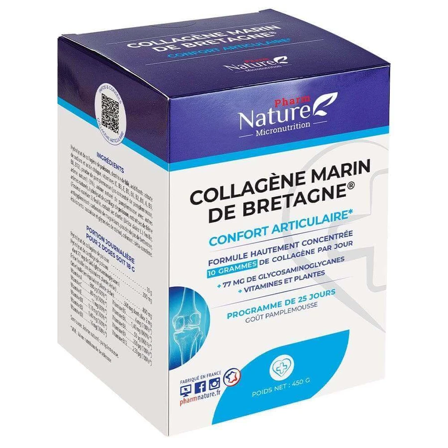 Pharm Nature Micronutrition Колаген Бретонського моря для здоров'я суглобів 450г: ціни та характеристики