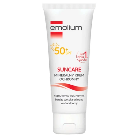 Набор Emolium Suncare, минеральный защитный крем для детей с первого дня жизни и взрослых, SPF 50+, 2 x 50 мл + пляжная игра "поймай мяч" бесплатно: цены и характеристики