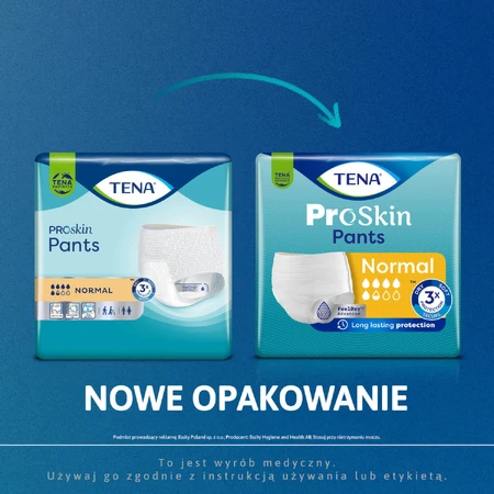 Набір Tena Pants ProSkin, поглинаючі труси, розмір L, 100-135 см, Normal, 2 x 30 штук: ціни та характеристики