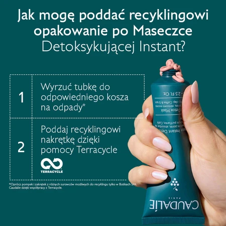 Caudalie Vinoclean, миттєва детоксикуюча маска, 35 мл: ціни та характеристики
