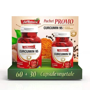 Пакет Curcumin 95, 60 + 30 капсул, AdNatura