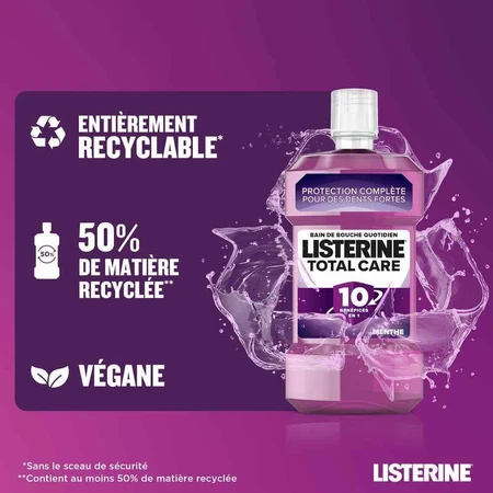 Listerine Total Care Daily Bath Mint Aroma 500 мл: цены и характеристики