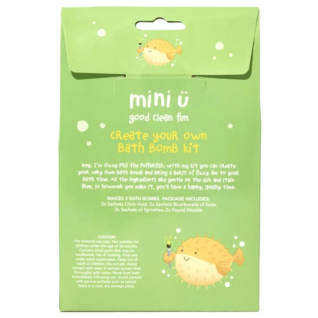 Mini U, набір для виготовлення блискучих кульок для ванни, 200 г: ціни та характеристики
