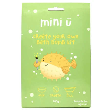 Mini U, набір для виготовлення блискучих кульок для ванни, 200 г: ціни та характеристики