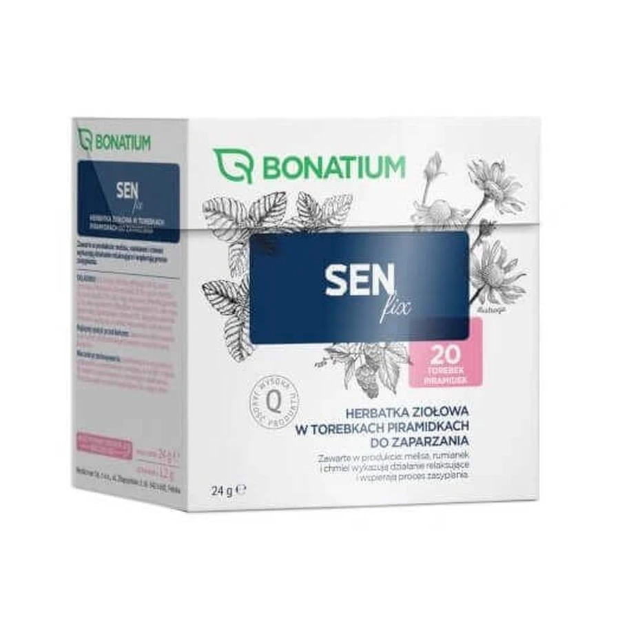 Травяной чай Bonatium Sen Fix, 20 пакетиков: цены и характеристики