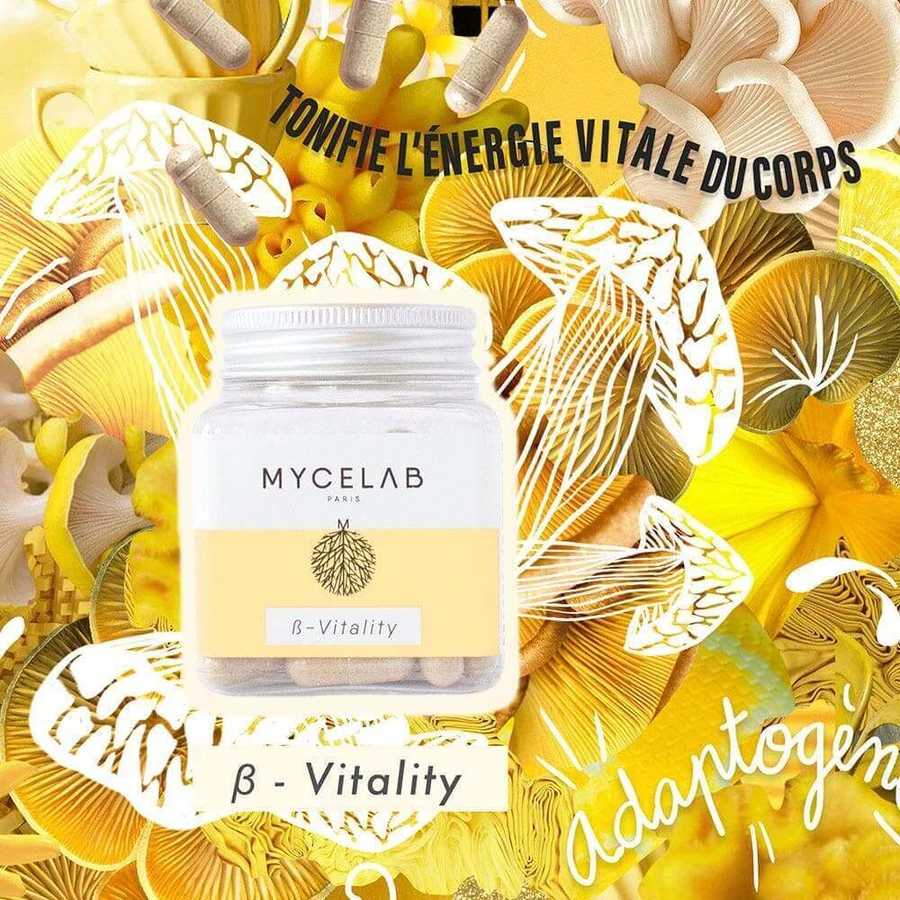 Mycelab B-vitality Стимулюючий та заряджаючий енергією 56 гелів: ціни та характеристики