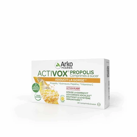 Arkopharma Activox Прополис мед и лимон 20 жевательных таблеток: цены и характеристики