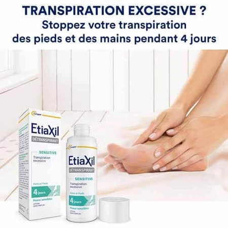 Лосьйон-антиперспірант для ніг Etiaxil Detraspirant для чутливої шкіри 100 мл: ціни та характеристики