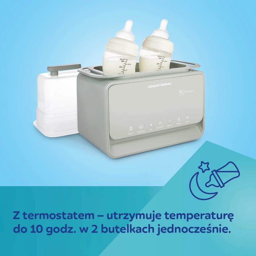 Canpol Babies, обігрівач і стерилізатор 7в1, з терморегулятором і підсвічуванням: ціни та характеристики