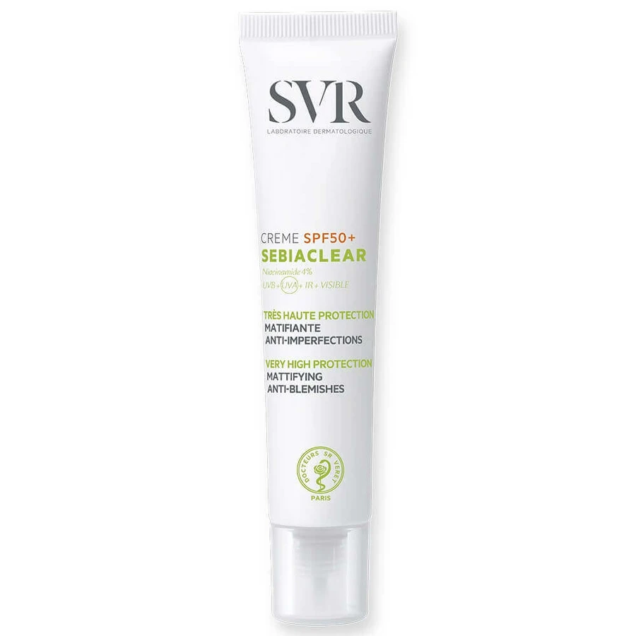Сонцезахисний крем Svr Sebiaclear Cream Spf50 з високим ступенем захисту 40мл: ціни та характеристики