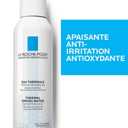 Заспокійлива термальна вода La Roche-Posay Eau Thermale Заспокійлива термальна вода для чутливої шкіри та почервонінь Peaux Sensibles 150 мл: ціни та характеристики