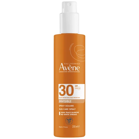 Avene Сонцезахисний набір, високий захист від сонця, спрей, SPF 30, 200 мл + невидимий сонцезахисний крем для обличчя, чутлива шкіра, SPF 50+, 50 мл + пляжна сумка безкоштовно: ціни та характеристики