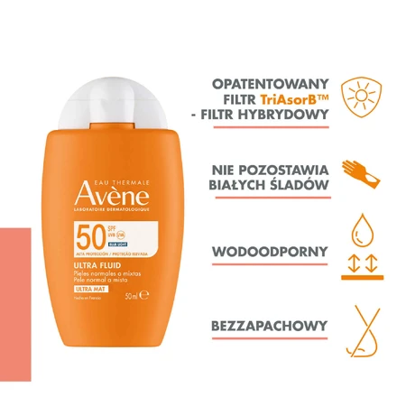 Avene Сонцезахисний набір, високий захист від сонця, спрей, SPF 30, 200 мл + невидимий сонцезахисний крем для обличчя, чутлива шкіра, SPF 50+, 50 мл + пляжна сумка безкоштовно: ціни та характеристики