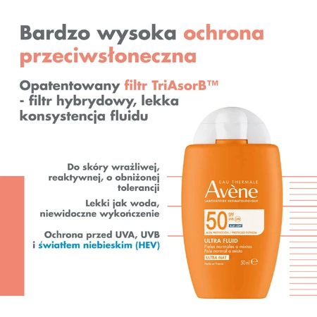 Avene Сонцезахисний набір, високий захист від сонця, спрей, SPF 30, 200 мл + невидимий сонцезахисний крем для обличчя, чутлива шкіра, SPF 50+, 50 мл + пляжна сумка безкоштовно: ціни та характеристики
