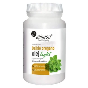 Aliness Wild Oregano, легкое масло, 90 мягких капсул