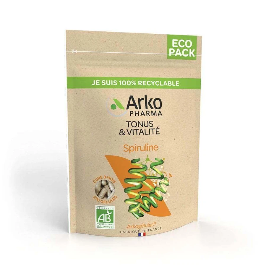 Arkopharma Arkocapsule Spirulina Organic Tonus & Vitality 270 капсул: цены и характеристики