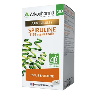 Arkopharma Arkocapsule Spirulina Bio Tone and Vitality 150 капсул