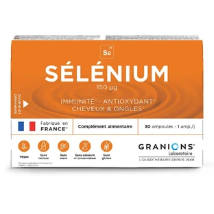 Granions Oligo Selenium 200µg Волосы, ногти, иммунитет 30 ампул