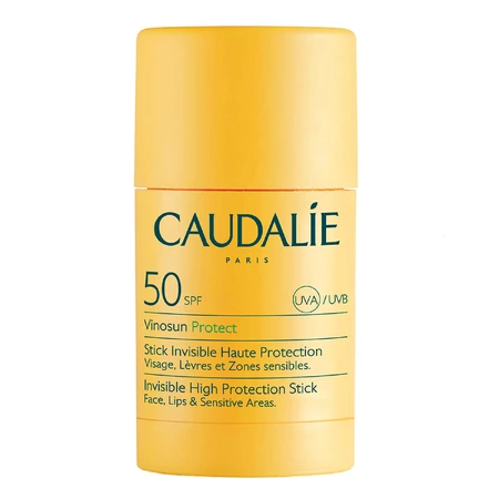 Caudalie Vinosun Protect, невидимий стік з високим ступенем захисту, SPF 50, 15 г + невидимий, легкий крем з дуже високим ступенем захисту, SPF 50+, 20 мл безкоштовно: ціни та характеристики