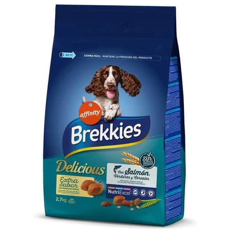 Brekkies Dog Delice Fish - Сухий корм з рибою для дорослих собак усіх порід, 2,7 кг: ціни та характеристики