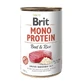 Brit (Бріт) Mono Protein Beef & Rice - Консерви для собак з яловичиною та рисом, 400 г