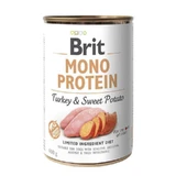 Brit (Брит) Mono Protein Turkey & Sweet Potato - Консервы для собак с индейкой и сладким картофелем, 400 г
