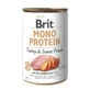 Brit (Брит) Mono Protein Turkey &amp; Sweet Potato - Консервы для собак с индейкой и сладким картофелем, 400 г