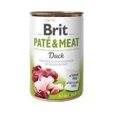 Brit (Брит) PATE & MEAT Duck - Консервированный корм с уткой для собак, 400 г
