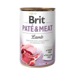 Brit (Бріт) PATE & MEAT Lamb - Консервований корм з ягням для собак, 400 г