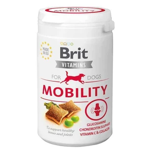 Brit (Брит) Vitamins Mobility for Dogs - Жевательные лакомства с хондроитином и коллагеном для здоровья костей и суставов собак, 150 г