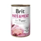 Brit (Брит) PATE &amp; MEAT for Puppy - Консервированный корм с курицей и индейкой для щенков, 400 г