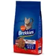 Brekkies Cat Beef - Сухой корм с говядиной для котов, 1,5 кг