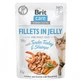 Brit Care Fillets in Jelly Тender Turkey & Shrimps – Влажный корм с индейкой и креветками для котов (филе в желе), 85 г