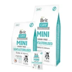 Brit Care (Брит Кеа) Mini Grain Free Light & Sterilised - Сухой корм с кроликом и лососем для взрослых собак мини пород с избыточным весом или стерилизванных собак, 7 кг: цены и характеристики