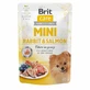 Brit Care (Бріт Кеа) Mini Rabbit &amp; Salmon - Вологий корм з кроликом і лососем для собак дрібних і міні-порід (філе в соусі), 85 г